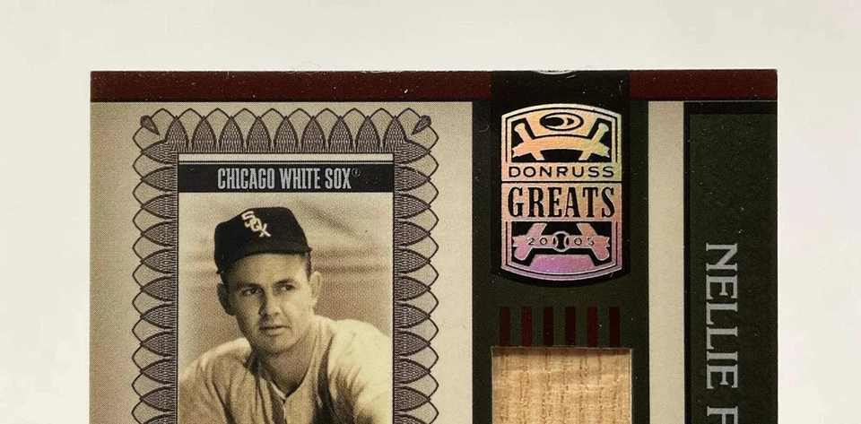 Nellie Fox 2005 Donruss Greats Hall of Fame Souvenirs Relic #HOFS-7 - Image 3 of 3