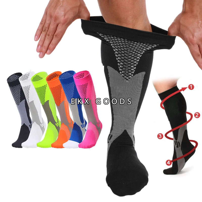 Compression Socks Stockings Womens Mens Knee High Medical 20-30 mmHG S/M - XXL - Image 2 of 4