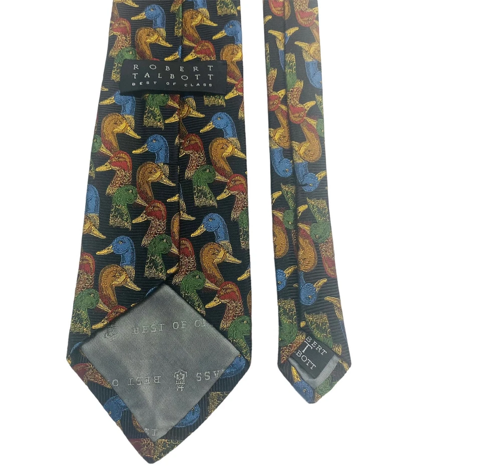 Corbata Robert Tabott PATO Mejor de su clase para hombres Diseñador Corbata Seda Patrón AVE Foto 3 de 4