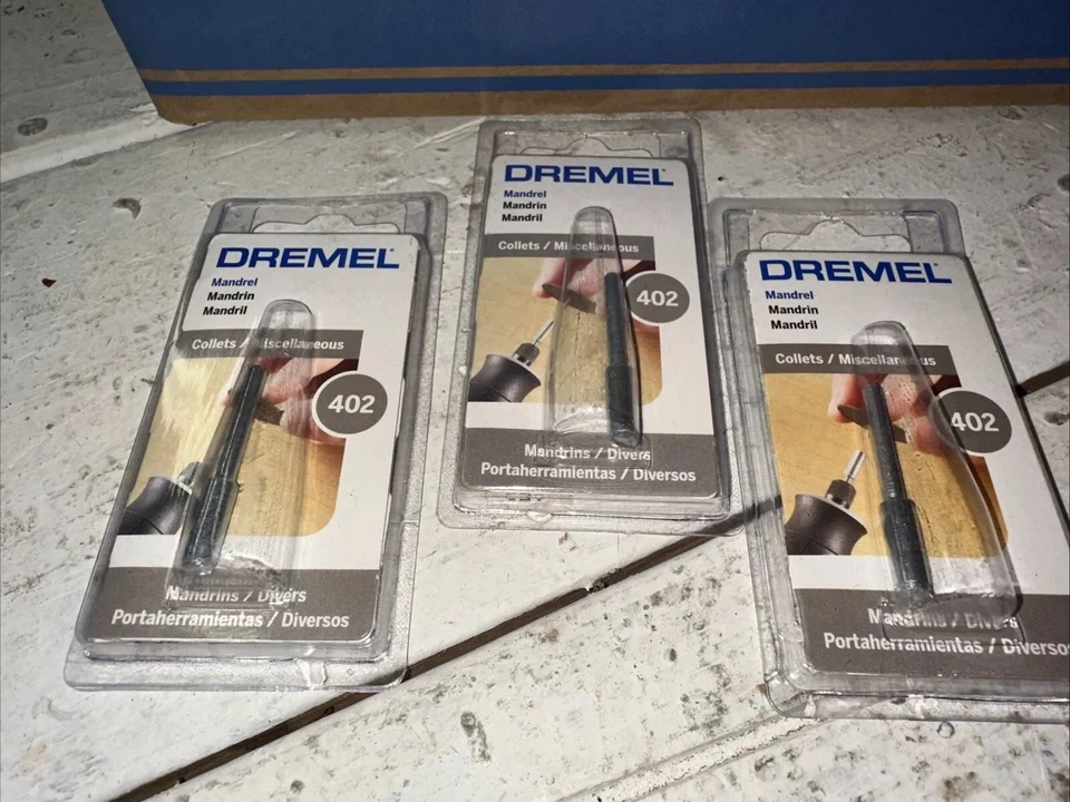 Lot Of 120 Dremel 402 Stainless Steel Rotary Tool Mandrel, 1/8" Shank Diameter - Image 2 of 4