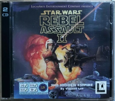 STAR WARS - REBEL ASSAULT II - 2 (PC-CD GAME, 1995) *FIRST/THIRD