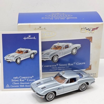 2003 Hallmark Keepsake Ornament 1963 Corvette Sting Ray Coupe Classic Car NEW
