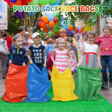 Potato Sack Race Bags 3 Legged Bands Egg Spoon Relay Outdoor Games 29 Pieces
