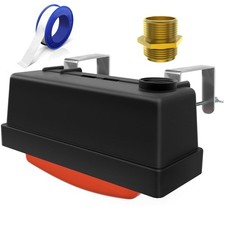 Toldear Water Trough Float Valve for Stock Tank, 97.8 cubic inches, Black