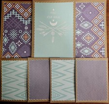 Sewn Premade Scrapbook Page/Sewn Mat Set - 7 pieces: Make Your Magic