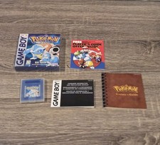 Pokemon Blue Version Nintendo Game Boy Totally Complete Mint Plastic Still On