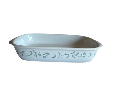 Corelle Stoneware Country Cottage 9x13  Roasting Cake Lasagna Pan EUC