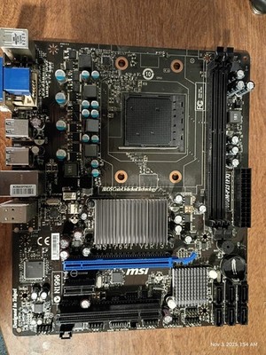 MSI Motherboard 760GM-P23 (FX) No CPU Included 
