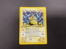 Gym Heroes 1st Edition Rare Holo: Lt. Surge's Electabuzz 6/132 HP on eBay
