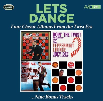 Let's Dance Four Classic Albums From The Twist Era 2-CD NEW SEALED Joey Dee