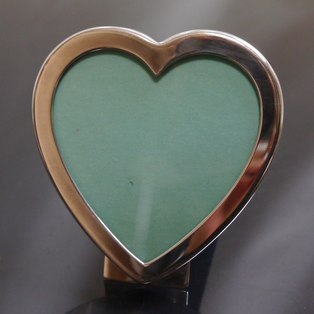 TIFFANY & Co. Photo Frame Silver 925 Heart Vintage Stand | eBay