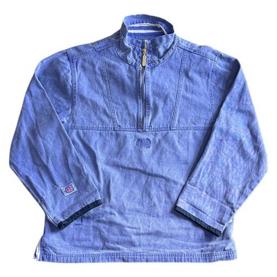 Deal Sweatshirt 1/4 Zip Pullover Vintage 90s Retro Style Pulli Herren Small