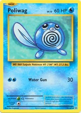 Poliwag - 23/108 - Common (Near Mint) XY Evolutions - Water Pokémon