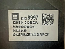 GM 13438997 - Genuine GM  - Accessory AC And DC Power Control Module