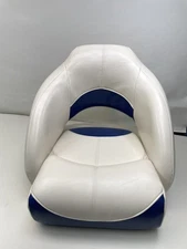 TRACKER TAHOE BUCKET SEAT PEARL CREAM / BLUE 25 1/2" W X 29" D X 24 1/2" H BOAT