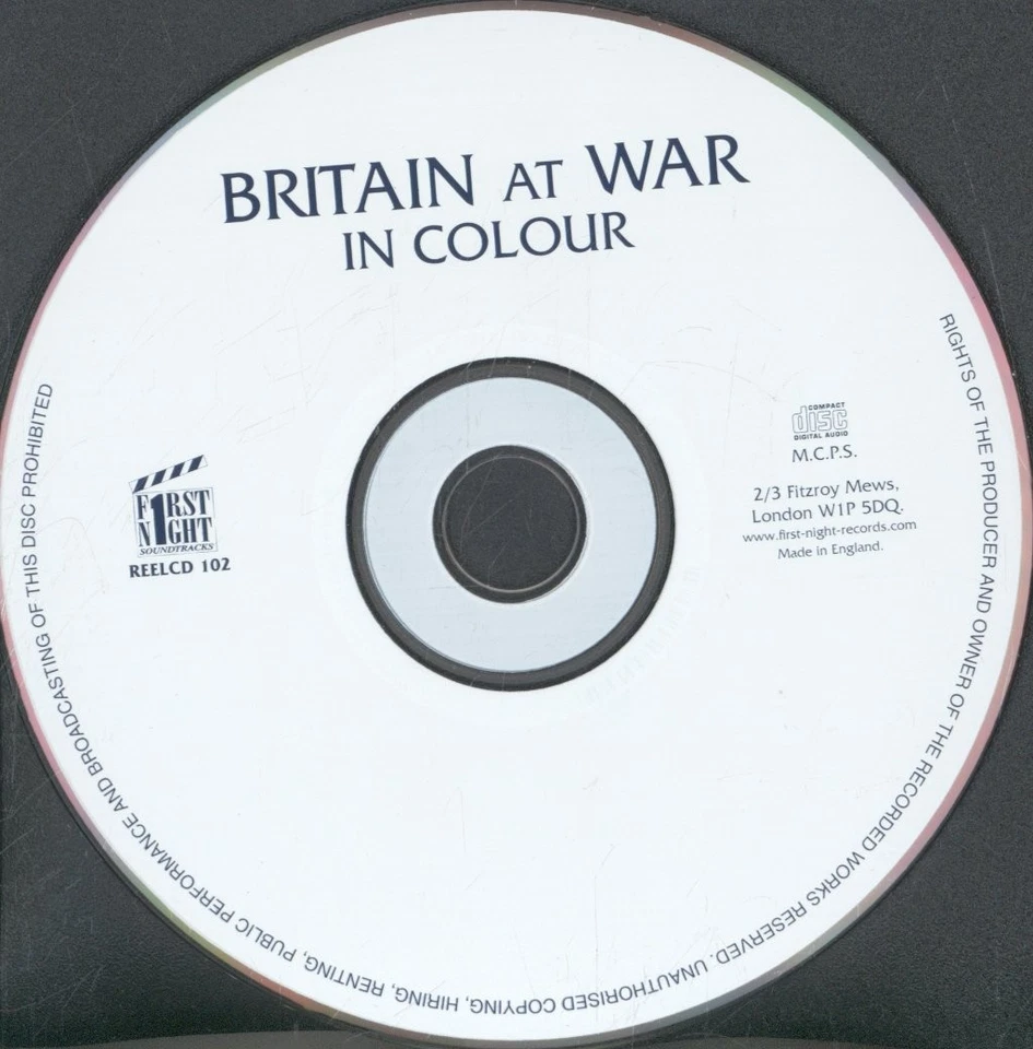 Verschiedene Künstler Britain At War In Colour CD UK First Night 2000 REELCD102 - Bild 3 von 3