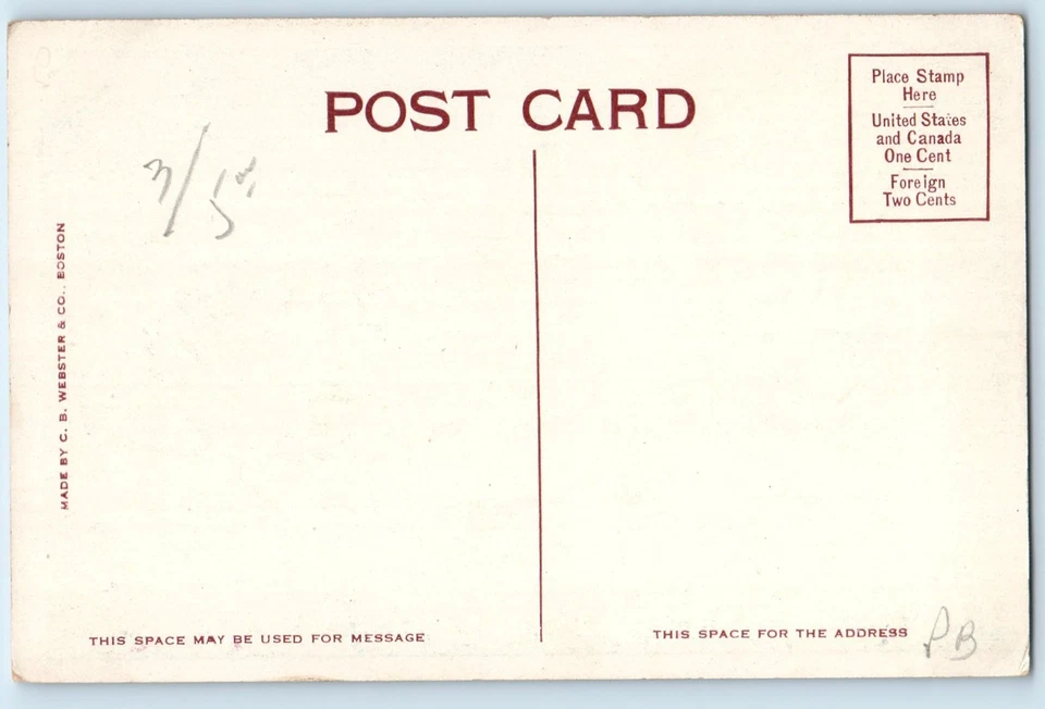 Costa Rica Postcard Port Limon View of Plaza c1930's Unposted Vintage - Image 2 of 2