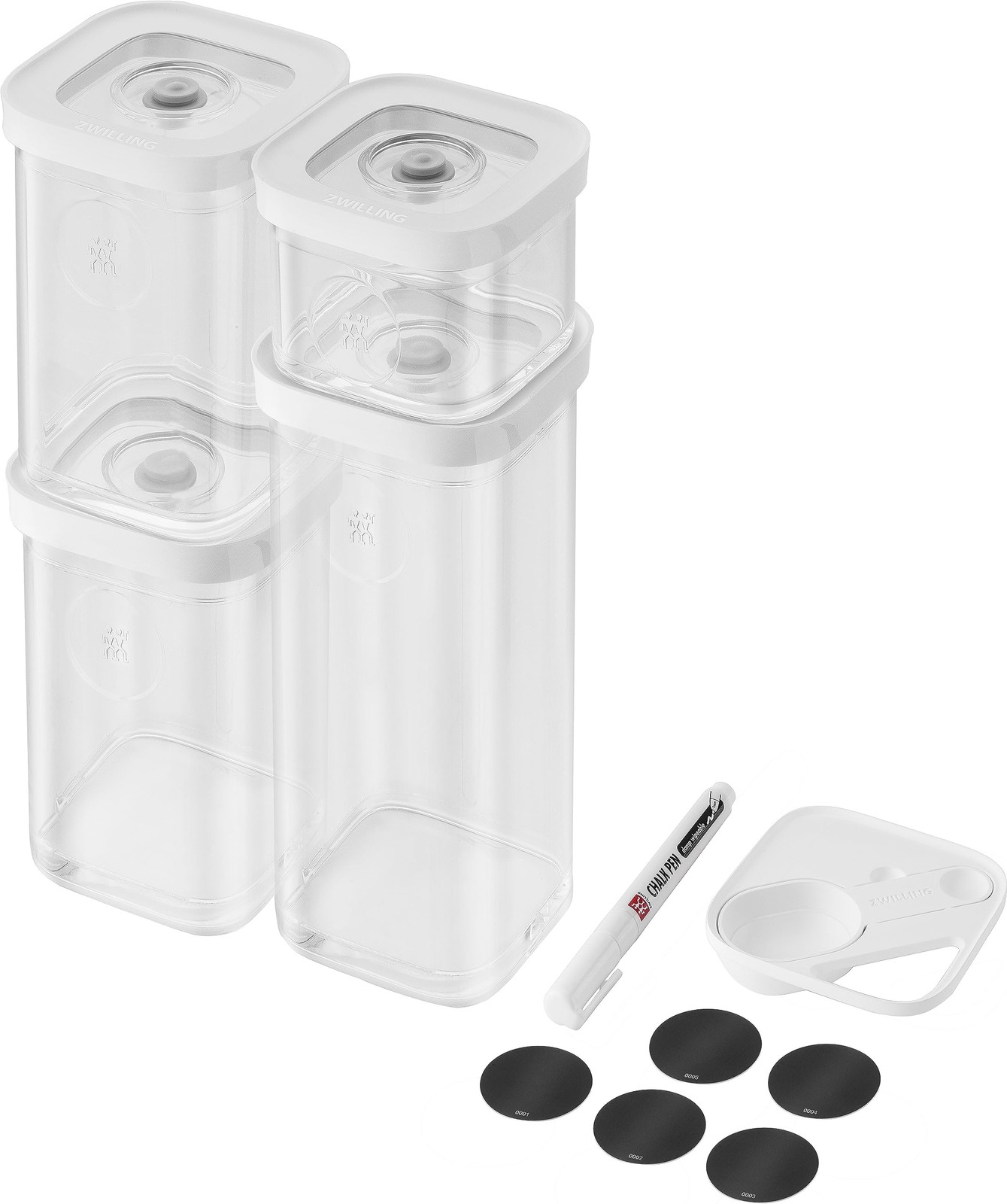 FRESH & SAVE CUBE Set S : ensemble de rangement 6 pièces anti-gaspillage et humidité