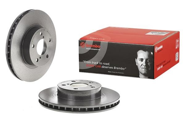 2X Bremsscheibe Prime Line - UV Coated Brembo 09.5673.11 FüR GC Impreza GF Wagon-image