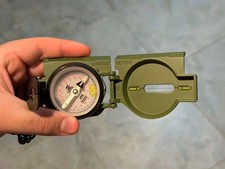 Cammenga 27 Military Phosphorescent Compass Green Aluminum Waterproof Hiking