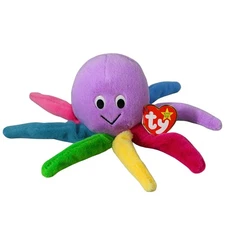 Ty Beanie Baby - Blinky the Octopus, 30th Anniversary, MWMT Stuffed Animal Toy