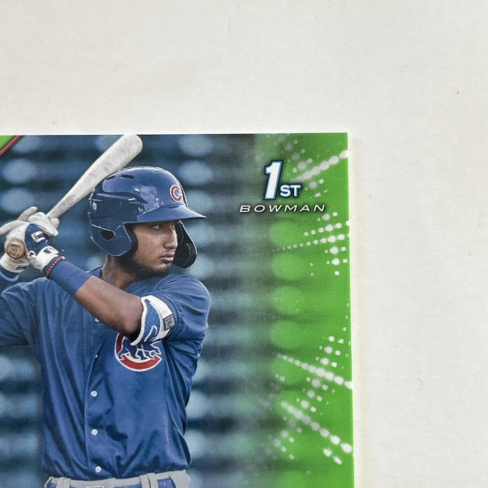 2022 Bowman Prospects Neon Green Border /399 Luis Verdugo #BP-147 - Image 4 of 4