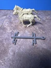 Original 1960’s Marx  Giant Blue And Gray Caisson Hitch And Horses