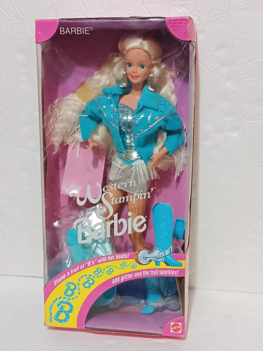 Mattel Barbie 1993 Year Manufactured Western Barbie Dolls & Doll