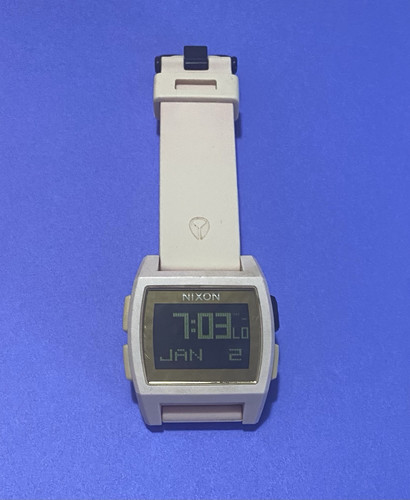 Nixon Tide Base Leila Hurst Silikonband Digitaluhr Pink/Gold funktioniert - Bild 1 von 13
