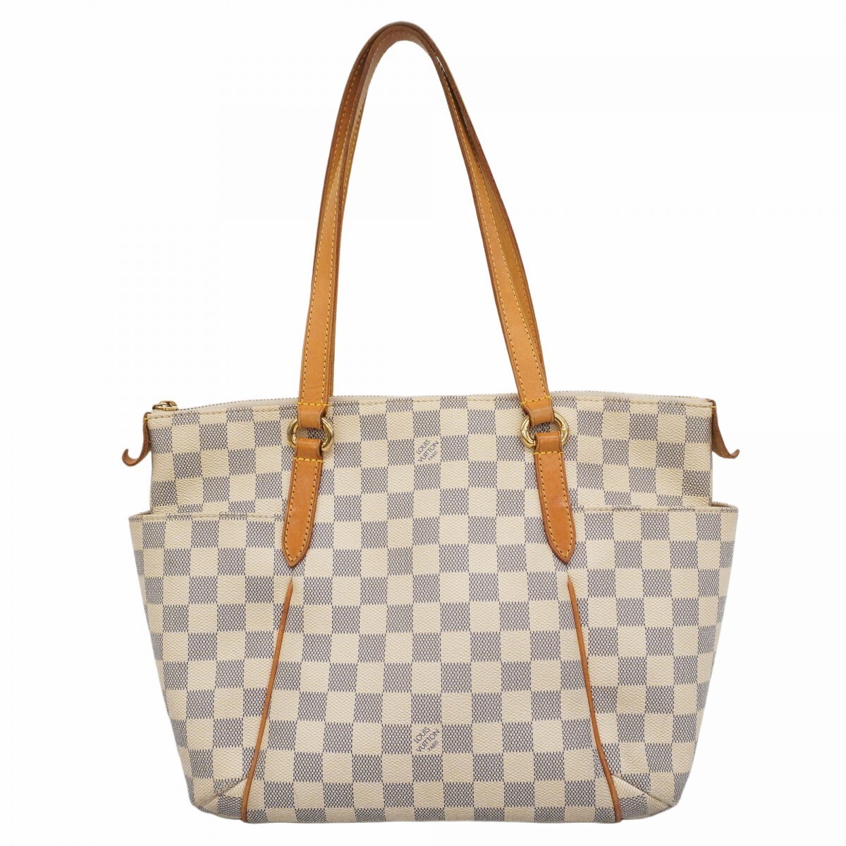 Louis Vuitton Damier Azur Totally PM Tote Bag White N51261 54124