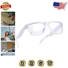 OhO Smart Glasses: Blue Light Blocking, Bluetooth Audio, Voice Control, UV Po...