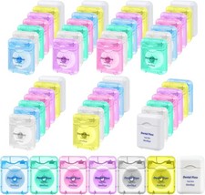 Dental Floss Bulk Travel,50m/55yd Floss in Bulk Mint Flavored Travel Dental Flos