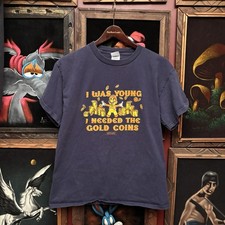 Vintage Nintendo Mario I Needed Gold Coins Video Game Y2K T-Shirt Men's Size Med