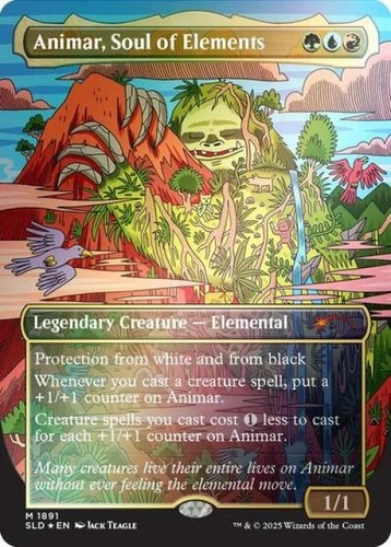 MTG English Animar, Soul of Elements (Rainbow Foil) NM Foil Secret Lair