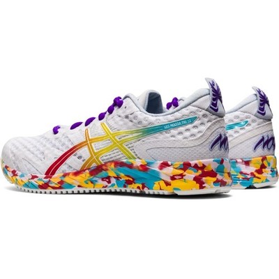 Size 9.5 - ASICS Women's Gel-Noosa Tri 12 Running Shoes White/Classic RED