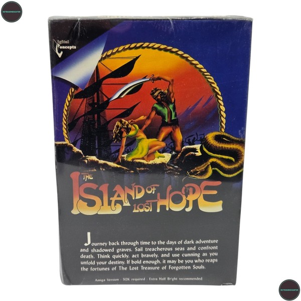 Island Of Lost Hope Commodore Amiga Spiel Big Box 1989 Sealed New-image