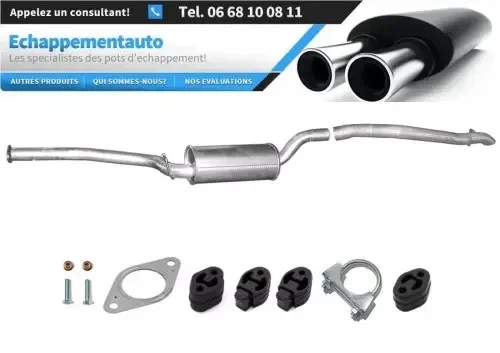 Volvo V50 2.0 D avec FAP échappement avec silencieux central et tube de sortie - Photo 1/1