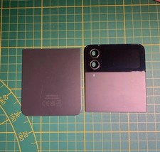 Samsung Zflip 4 Front + Back Glass inc Outer Display Black Gray Graphite Android