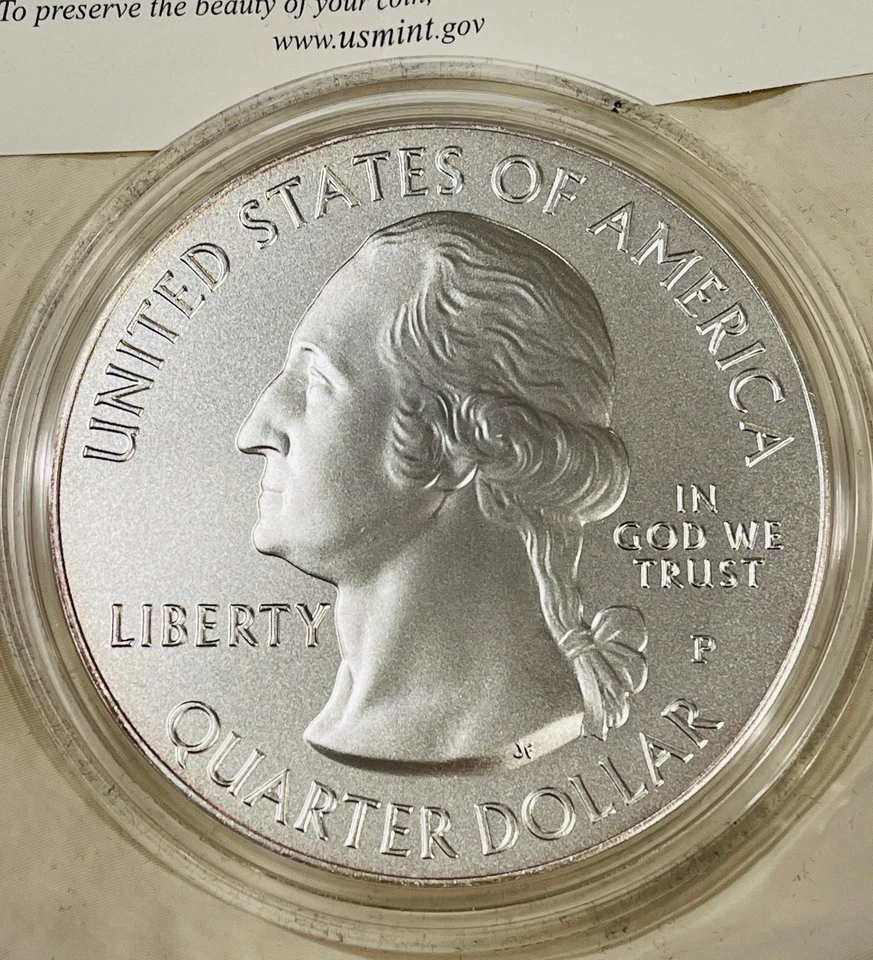 Superb ~2010-P 5 oz Silver ATB Hot Springs National Park, AR (w/ Box and COA) - Image 3 of 4