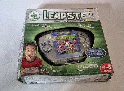 New Leapfrog Leapster Silver Handheld Multimedia Learning Game System