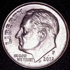 2012-P  ROOSEVELT DIME 10C,UNC MINT ERROR