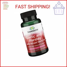 Swanson Garlic & Parsley - Promotes Heart Support and Immune Support - Garlic Oi