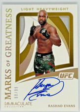 2021 Panini Immaculate Collection UFC MMA Cards Checklist 22