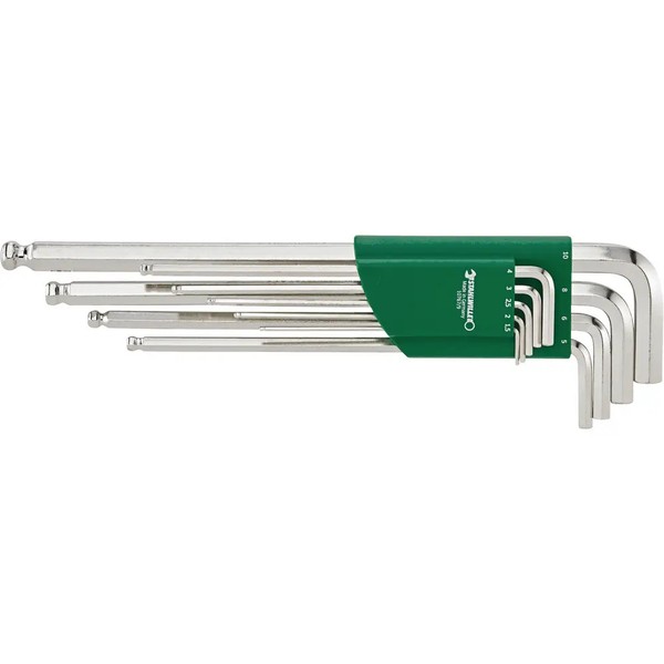 Stahlwille 10767/9 Satz KUGELKOPF-WINKELSCHRAUBENDREHER Sechskant 9TLG.-image