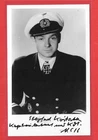 Seigfried Koitschka German U-Boat Captain U616 WW 2 SIGNED Photo SHARP!