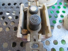 Vintage Porcelain Push Button Light Switch, Single-Pole ON/OFF C.S.K.