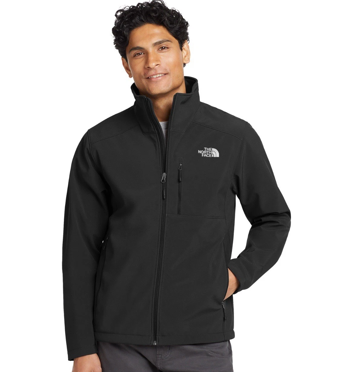 Men’s The North Face Apex Barrier Soft Shell Jacket Black XL WindWall DWR EUC