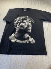 Shaka Wear Mens XLT Black T Shirt Tupac Graphic Print Short Sleeve Streetwear
