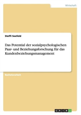Seefeld - Das Potential der sozialpsychologischen Paar- und Beziehungs - X555z