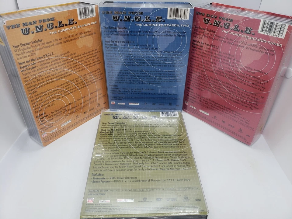 The Man From U.N.C.L.E. DVD Lot: Seasons 1-4 Together! Very Good Condition! - Image 2 of 3